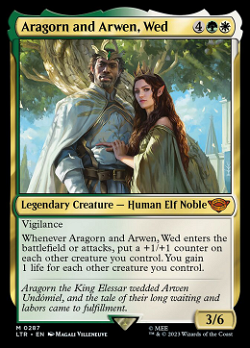 Aragorn and Arwen, Wed image