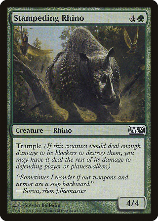 Stampeding Rhino image