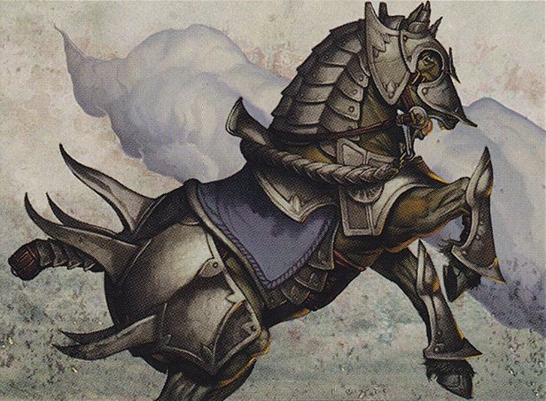Armored Warhorse Crop image Wallpaper