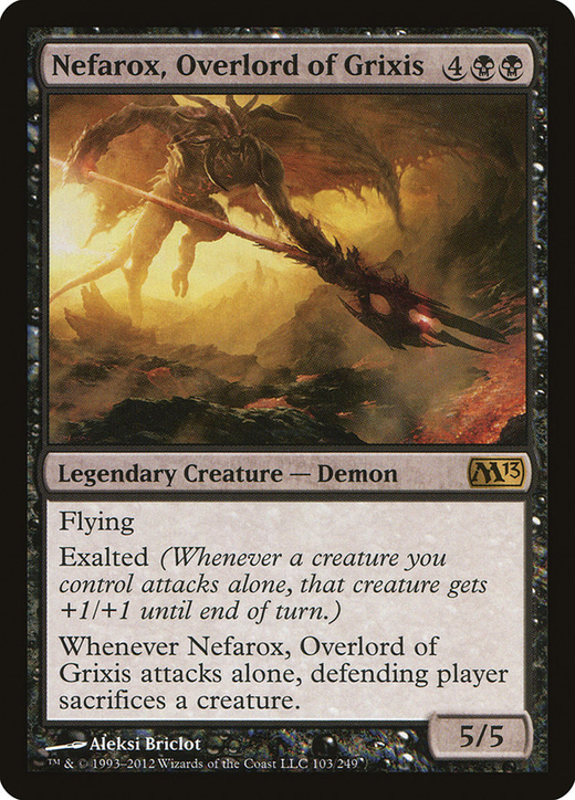 Nefarox, Overlord of Grixis Full hd image