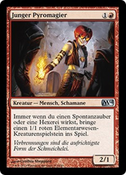 Junger Pyromagier