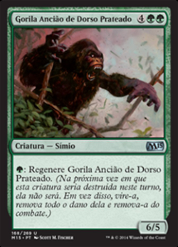 Gorila Ancião de Dorso Prateado image