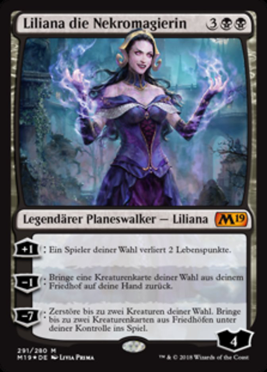 Liliana, the Necromancer Full hd image