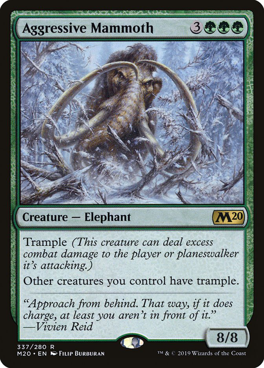 Aggressive Mammoth Full hd image