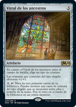 Vitral de los ancestros