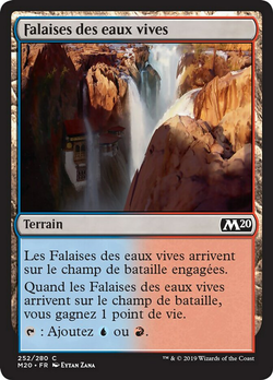 Falaises des eaux vives