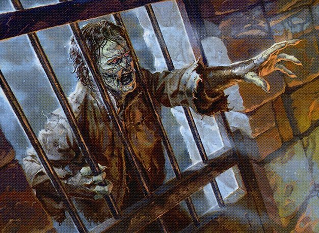 Caged Zombie Crop image Wallpaper