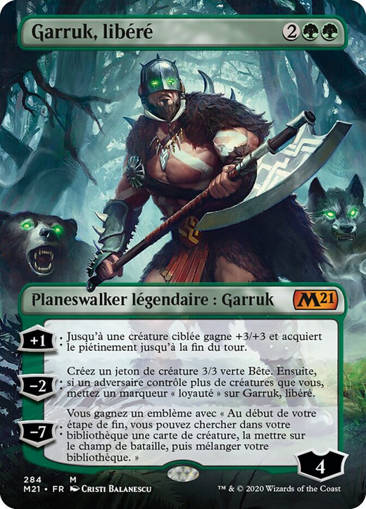 Garruk lib r Garruk Unleashed Magic the Gathering MTG Cartes