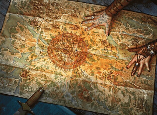 Expedition Map Crop image Wallpaper