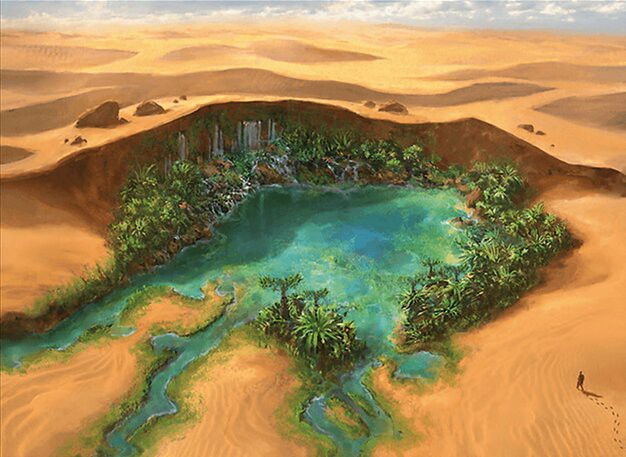 Hashep Oasis Crop image Wallpaper