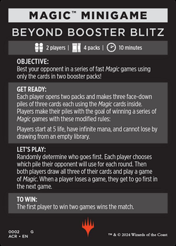 Serie de arte Beyond Booster Blitz