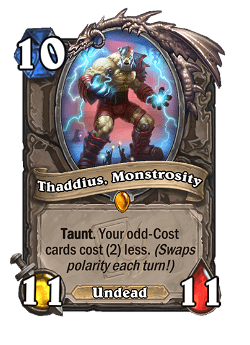 Thaddius, Monstrosity image