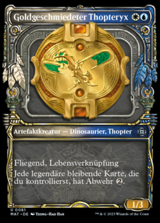 Gold-Forged Thopteryx Full hd image