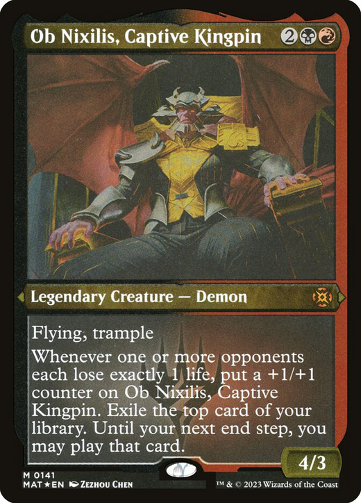 Ob Nixilis, Captive Kingpin | Magic: the Gathering MTG Cards