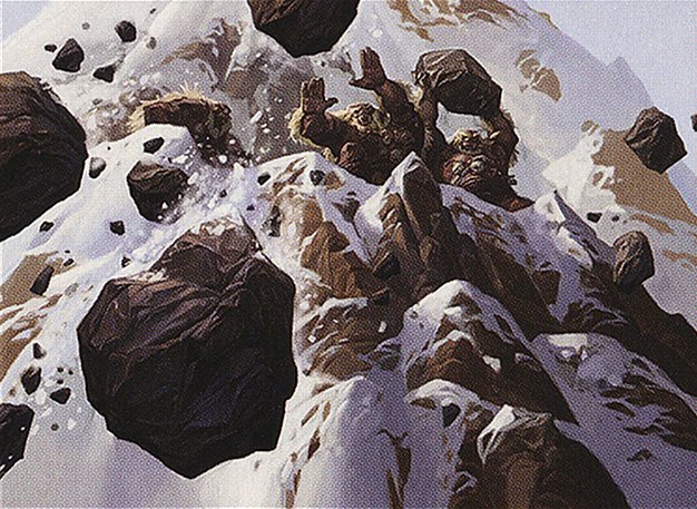 Barrage of Boulders Crop image Wallpaper