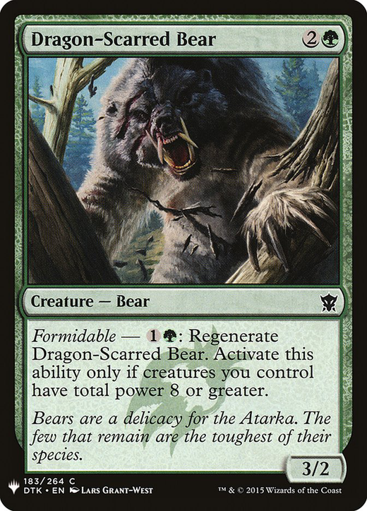 Dragon-Scarred Bear Full hd image