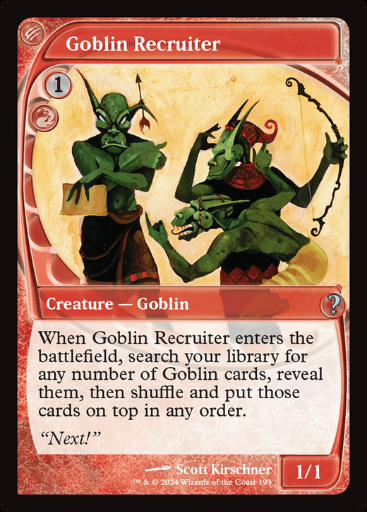 Goblin Recruiter Full hd image