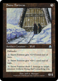 Fortaleza en la nieve