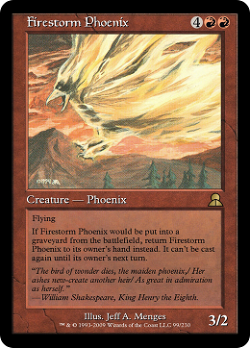 Phoenix de la tempête de feu
