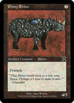 Rinoceronte de Ébano