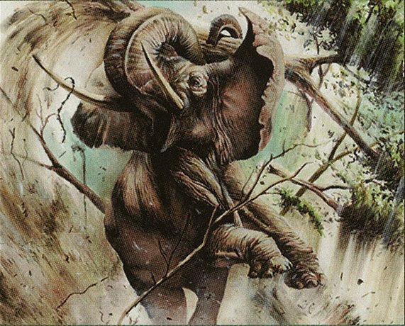 Bull Elephant Crop image Wallpaper