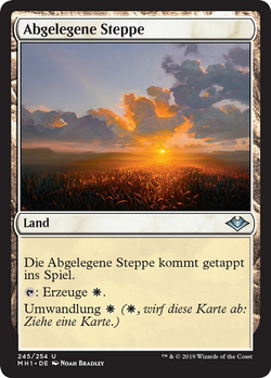 Abgelegene Steppe