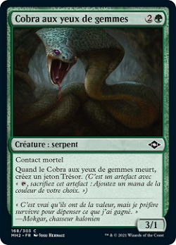 Cobra aux yeux de gemmes image