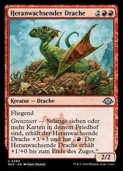 Heranwachsender Drache image