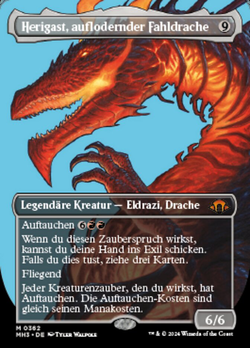 Herigast, auflodernder Fahldrache