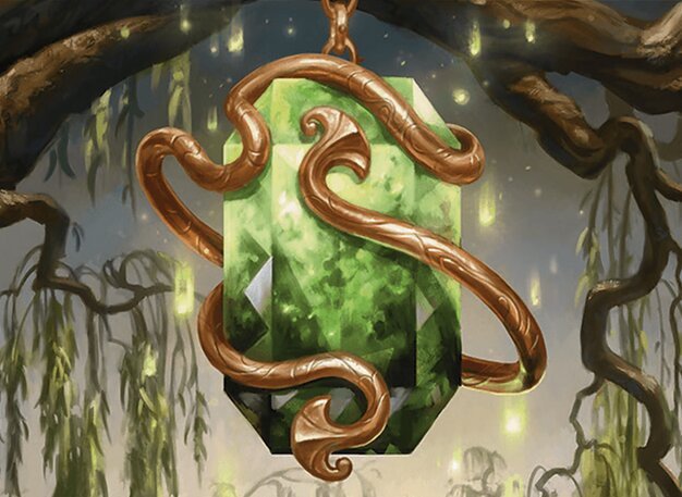 Emerald Medallion Crop image Wallpaper