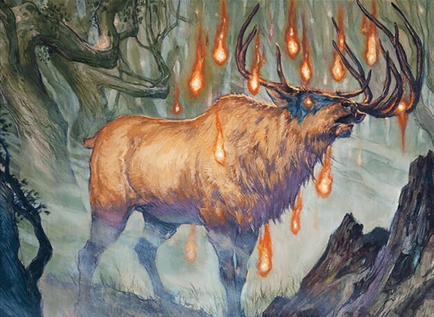 Trickster's Elk Crop image Wallpaper