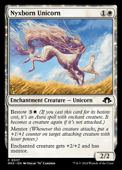 Unicornio nacido de Nyx.