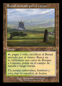 Brezal azotado por el viento image