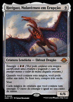 Herigast, Nullkite em erupção