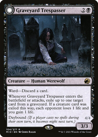 Graveyard Trespasser // Graveyard Glutton image