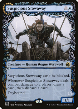 Suspicious Stowaway // Seafaring Werewolf