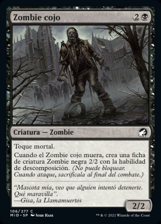 Zombie cojo image