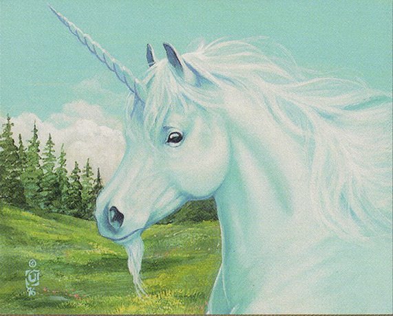 Benevolent Unicorn Crop image Wallpaper