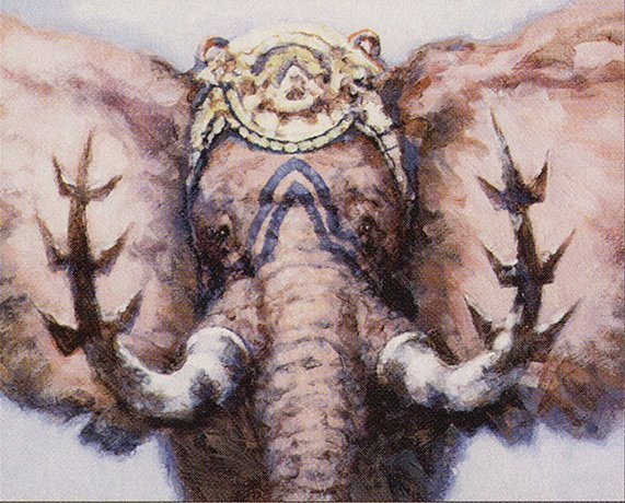Iron Tusk Elephant Crop image Wallpaper