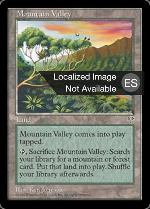 Valle de montaña image