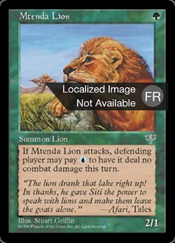 Lion de la Mtenda image