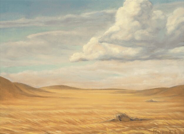 Secluded Steppe Crop image Wallpaper