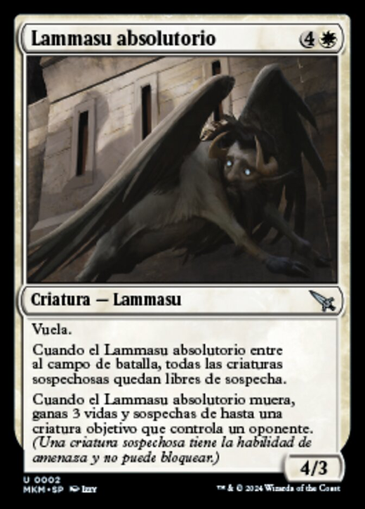 Lammasu absolutorio image