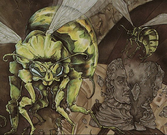 Caustic Wasps Crop image Wallpaper