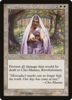 Cho-Manno, Revolutionary image