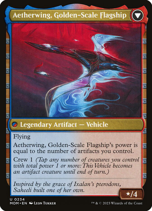 Invasion of Kaladesh // Aetherwing, Golden-Scale Flagship Full hd image
