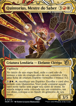 Quintorius, Mestre do Saber