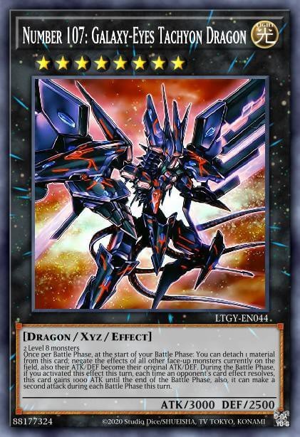 Number 107: Galaxy-Eyes Tachyon Dragon | Yu-Gi-Oh TCG YGO Cards