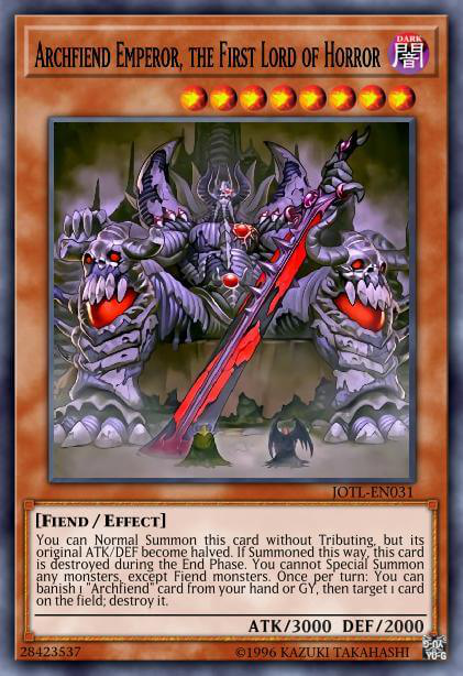 Archfiend Emperor, the First Lord of Horror Full hd image