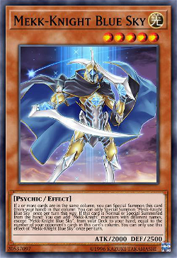 Caballero Mekk-Knight Cielo Azul